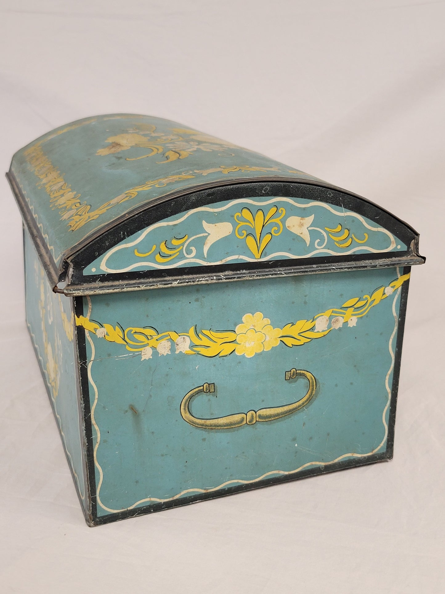 Antique 1903 Swedish Large Chocolate Tin
