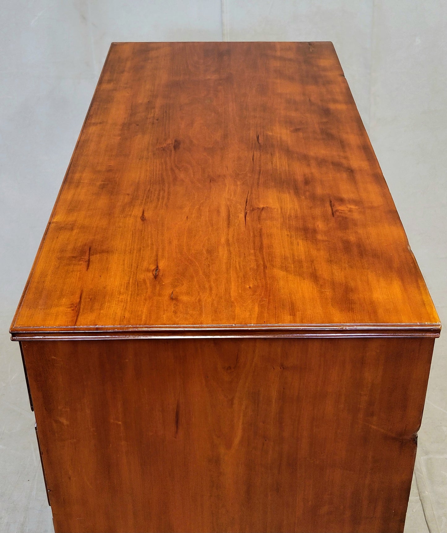 Antique 19th Century American Chippendale Cherry Chest of Drawers