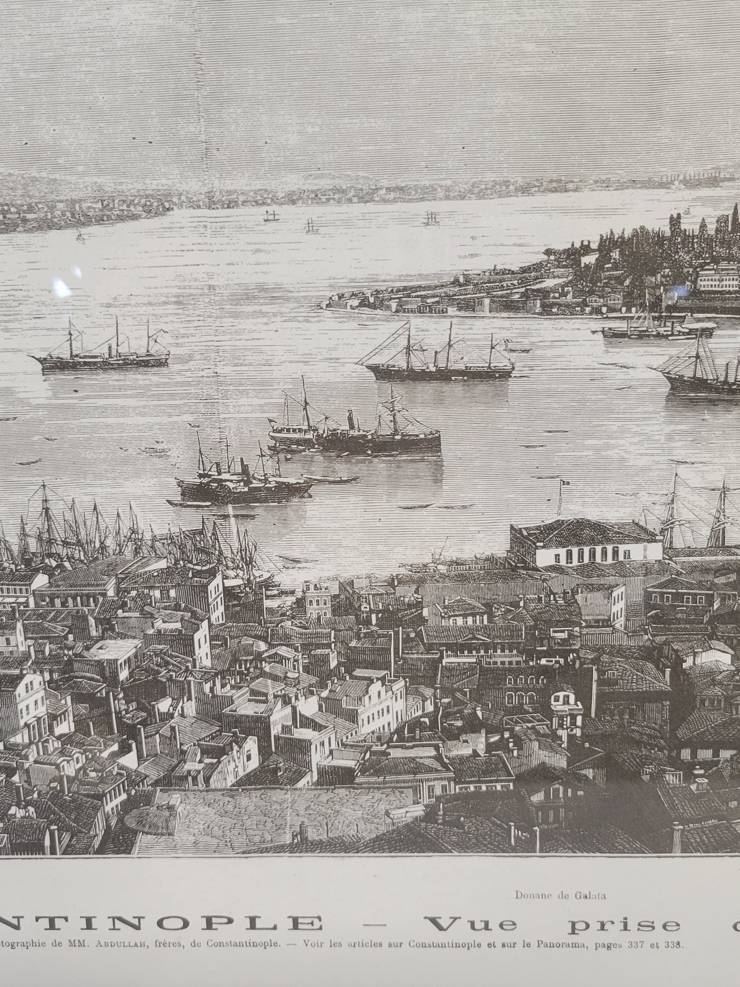 Panorama De Constantinople - Vue Prise De La Tour De Galata by F. Meaulle