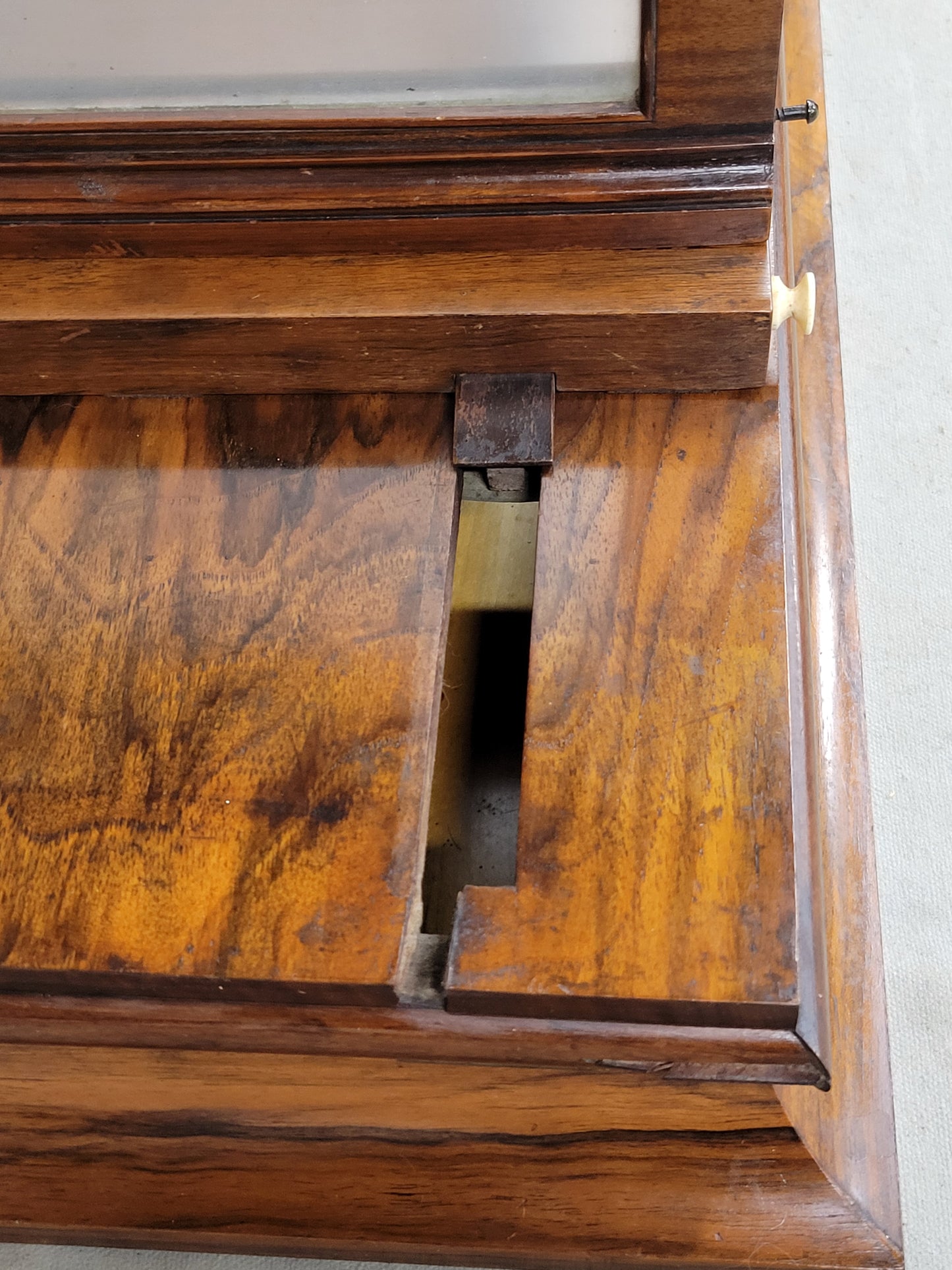 Antique Rosewood Folding Stereoscope Viewer - Philadelphia Gallery of Fine Arts