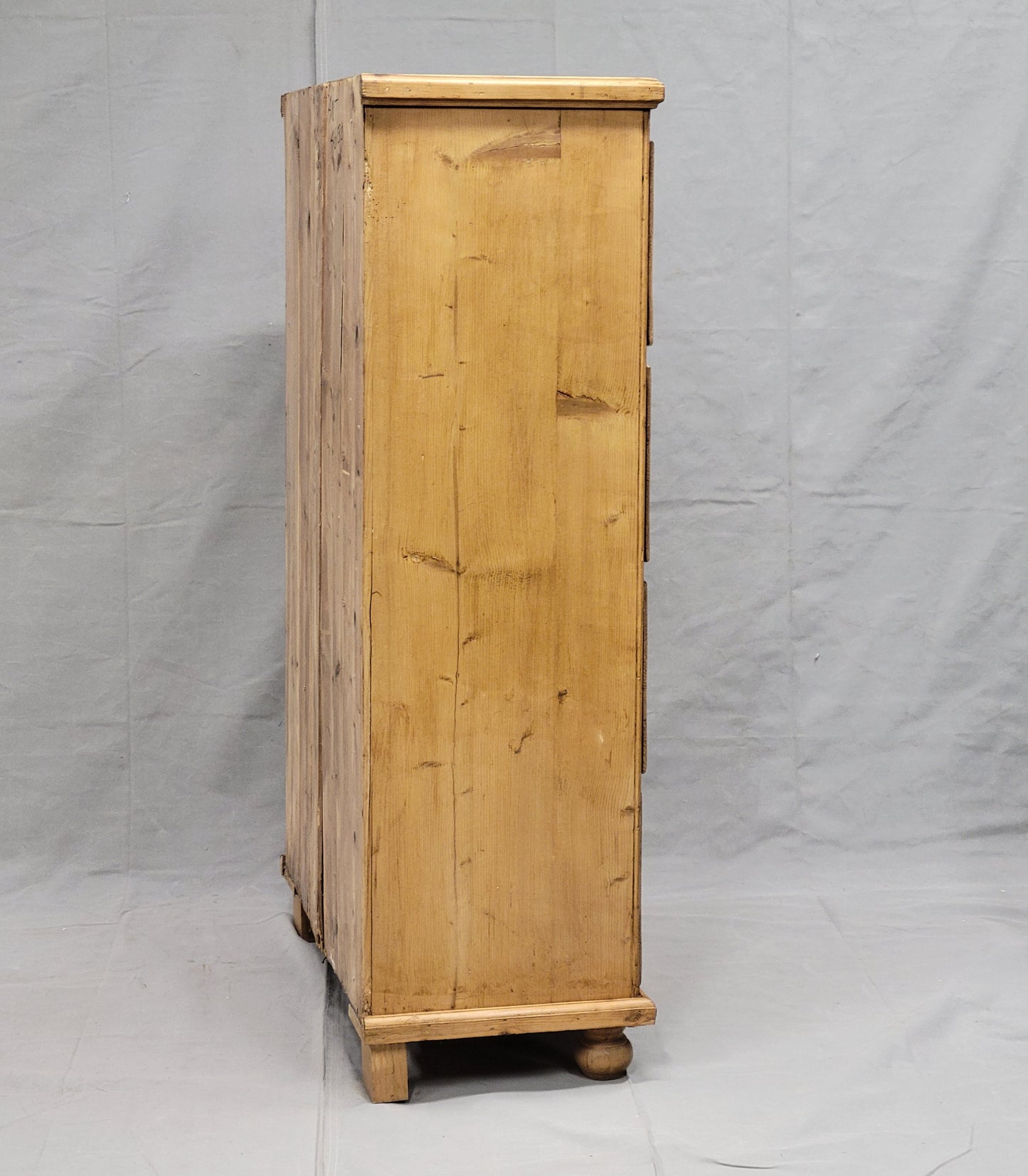 Antique European Pine Locking Pie or Larder Cabinet