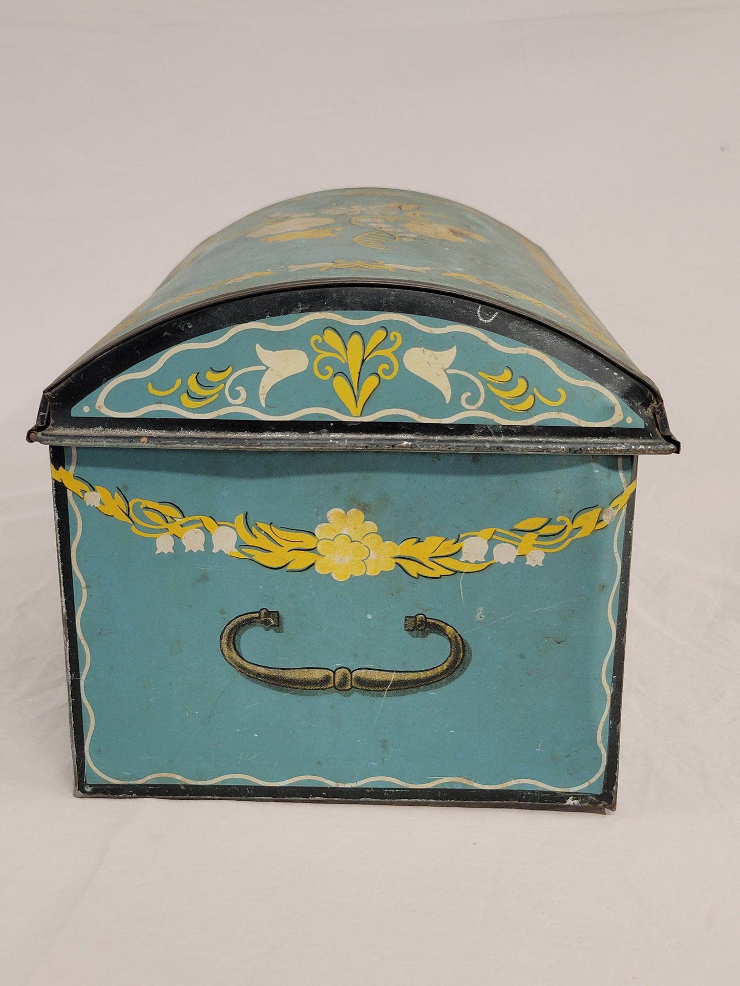 Antique 1903 Swedish Large Chocolate Tin