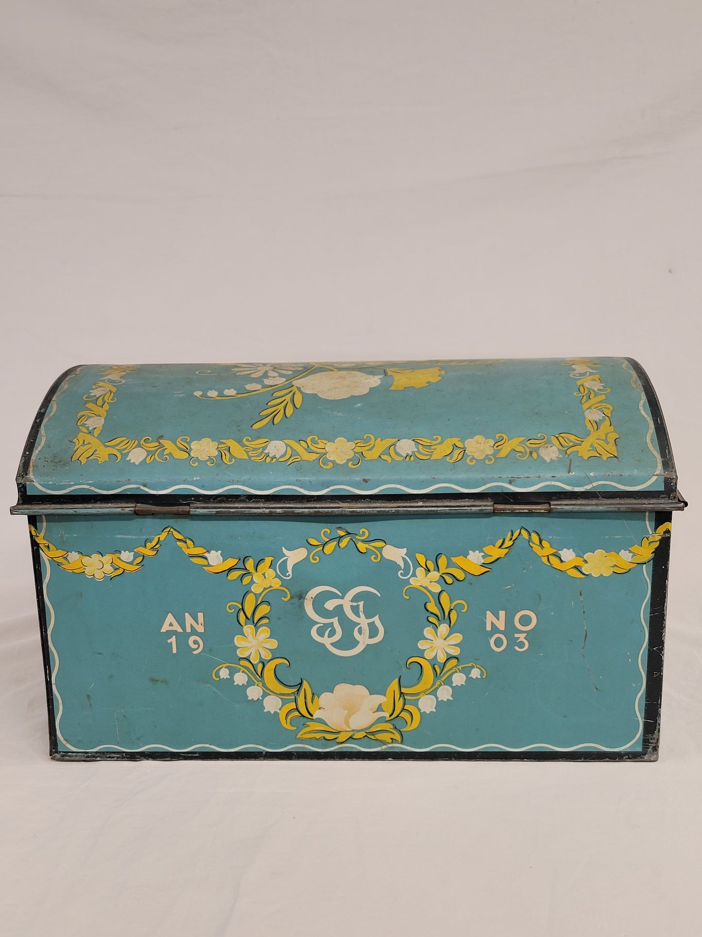 Antique 1903 Swedish Large Chocolate Tin
