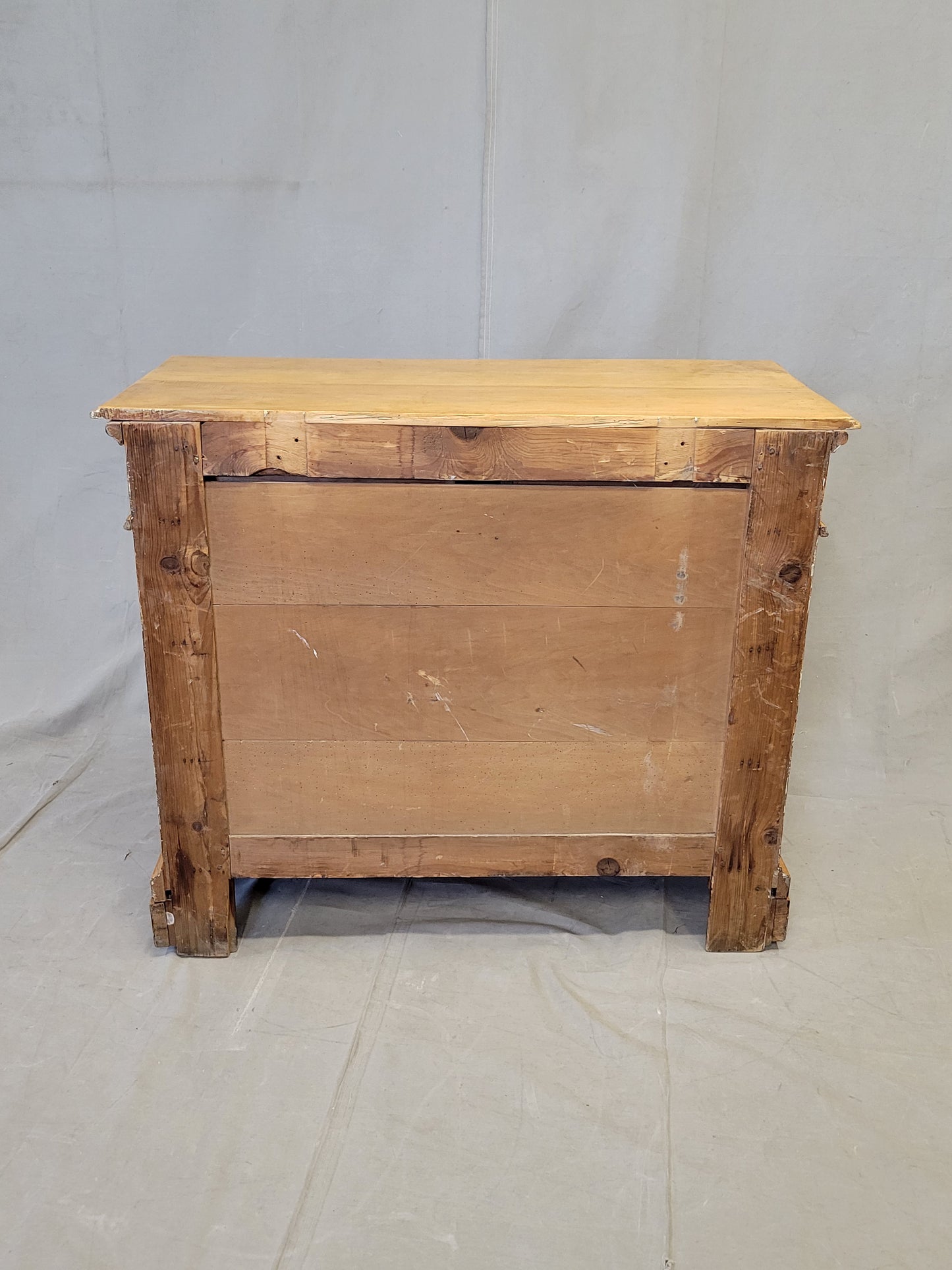 Antique Eastern European or German Pine Chest of Drawers Dresser