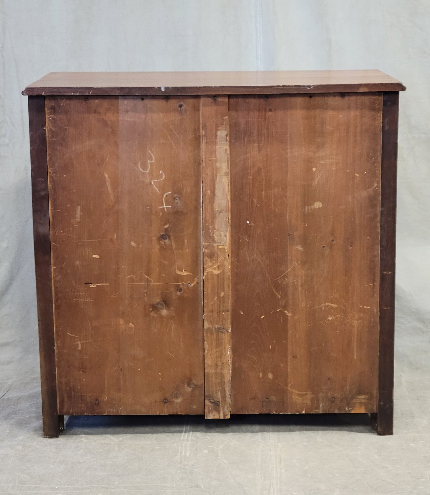 Antique Scottish or English Campaign Butler's Desk Chest of Drawers (CH)