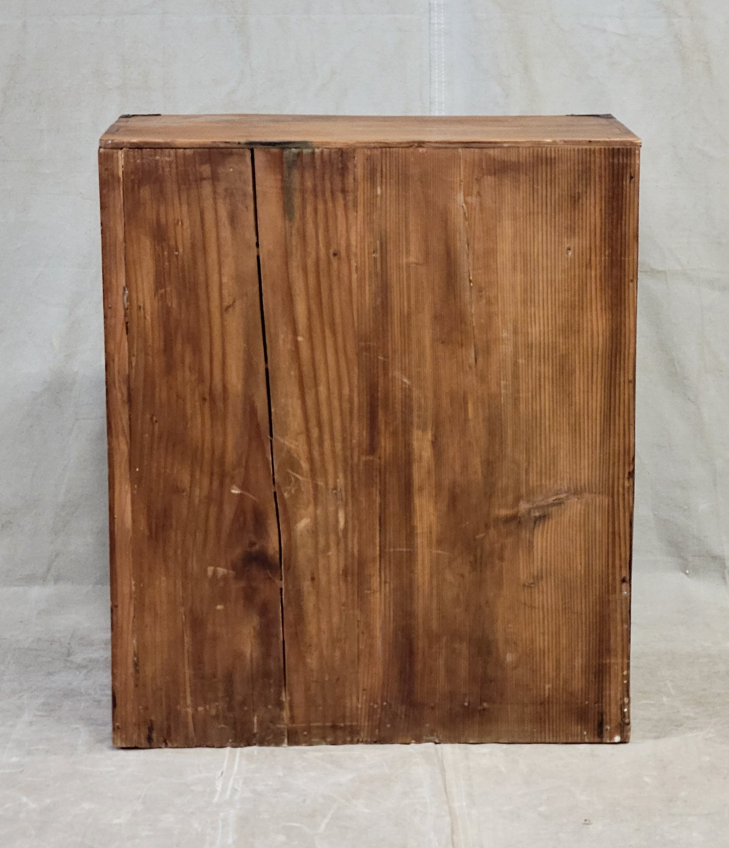 Antique Late 1800s (Meiji Era) Japanese Kansai Style Cedar Merchant Chest Tansu