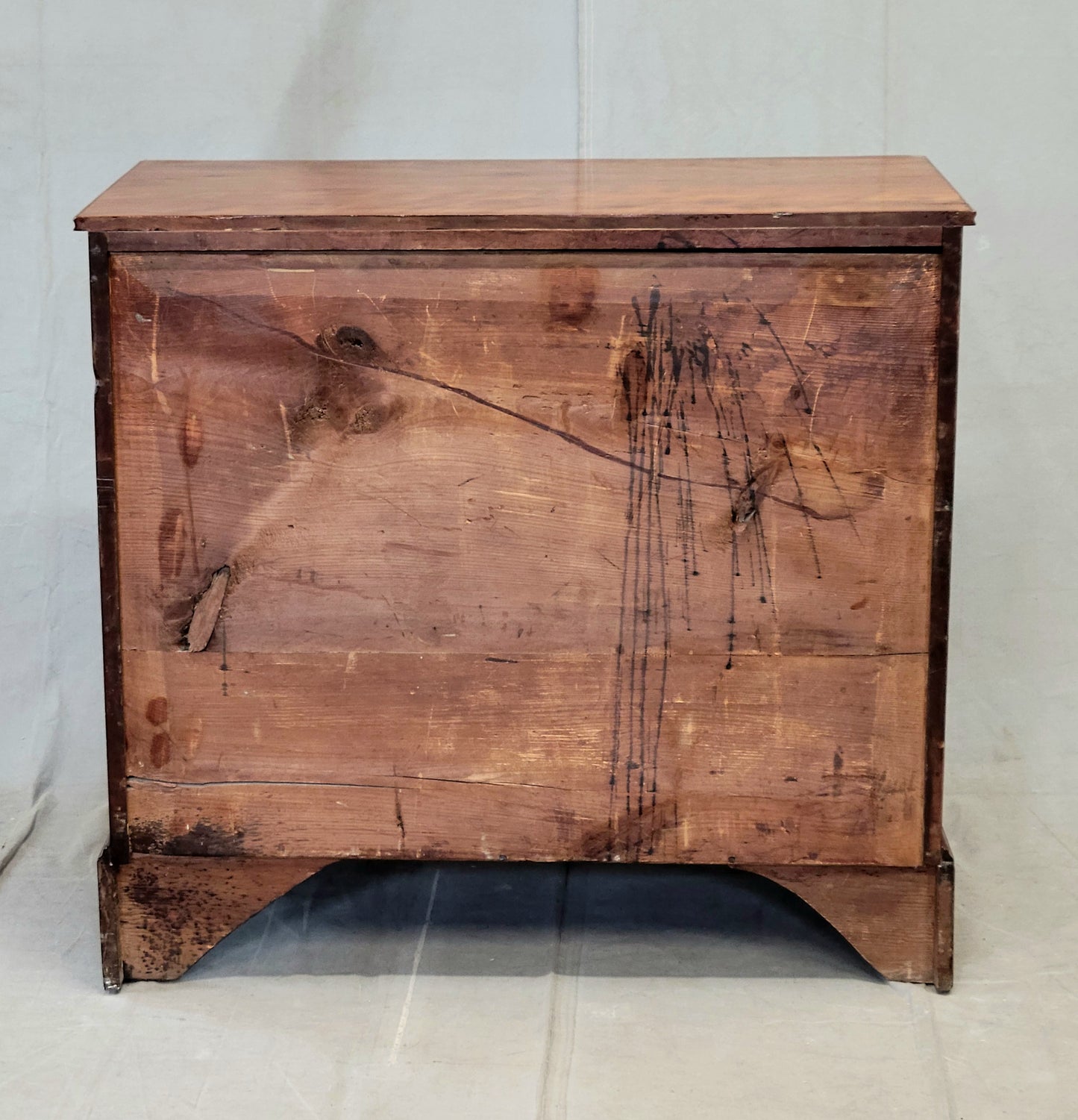 Antique 19th Century American Chippendale Cherry Chest of Drawers