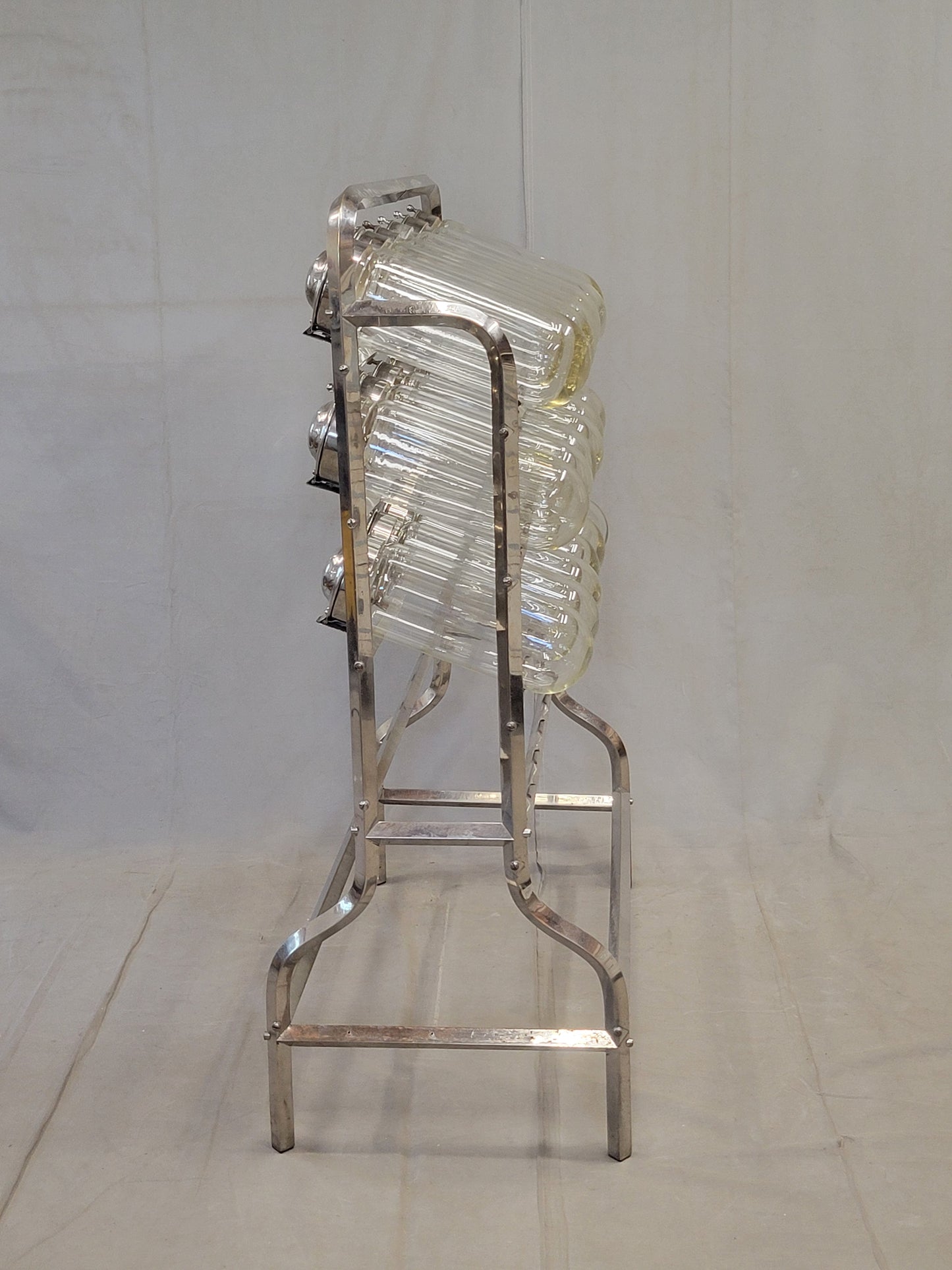 Antique 1920s Argentinian Vendosolo 18 Canister Candy Store Display (Caramelera)