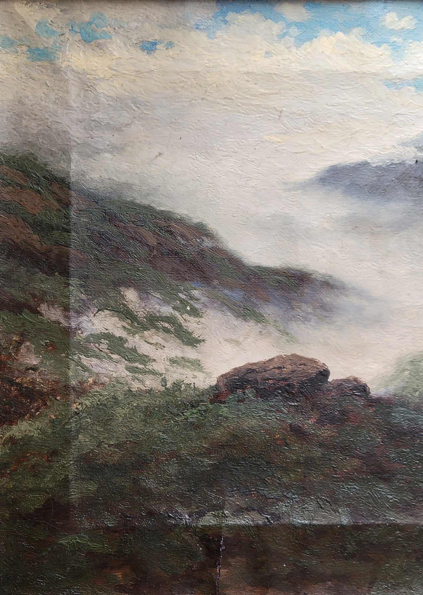 California Mountain Landscape With Cows by Carl Henrik Jonnevold (1856-1955)