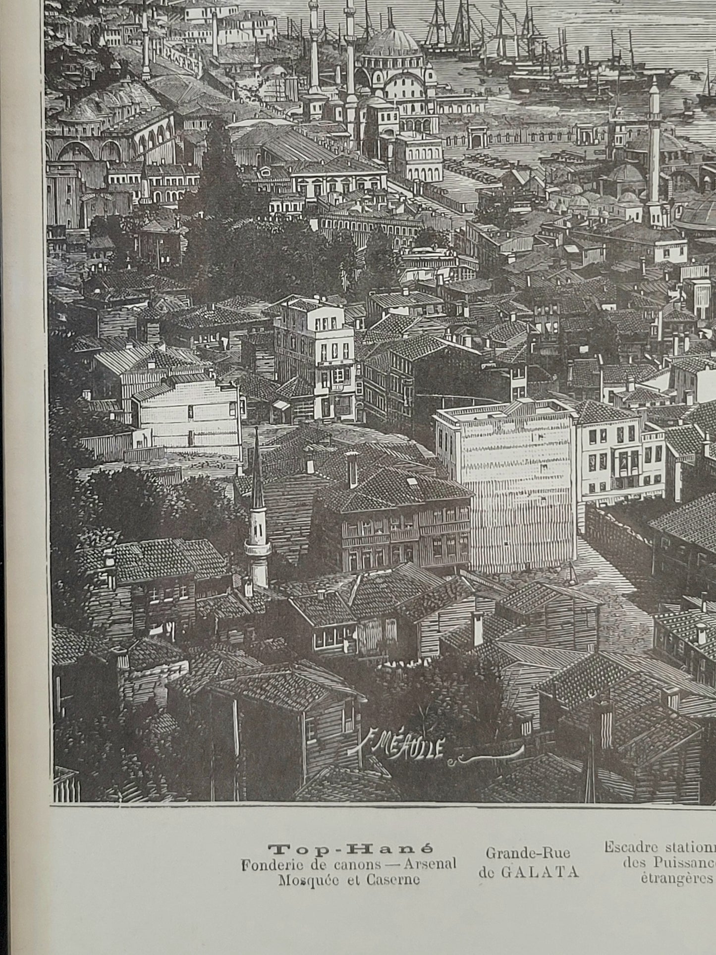Panorama De Constantinople - Vue Prise De La Tour De Galata by F. Meaulle