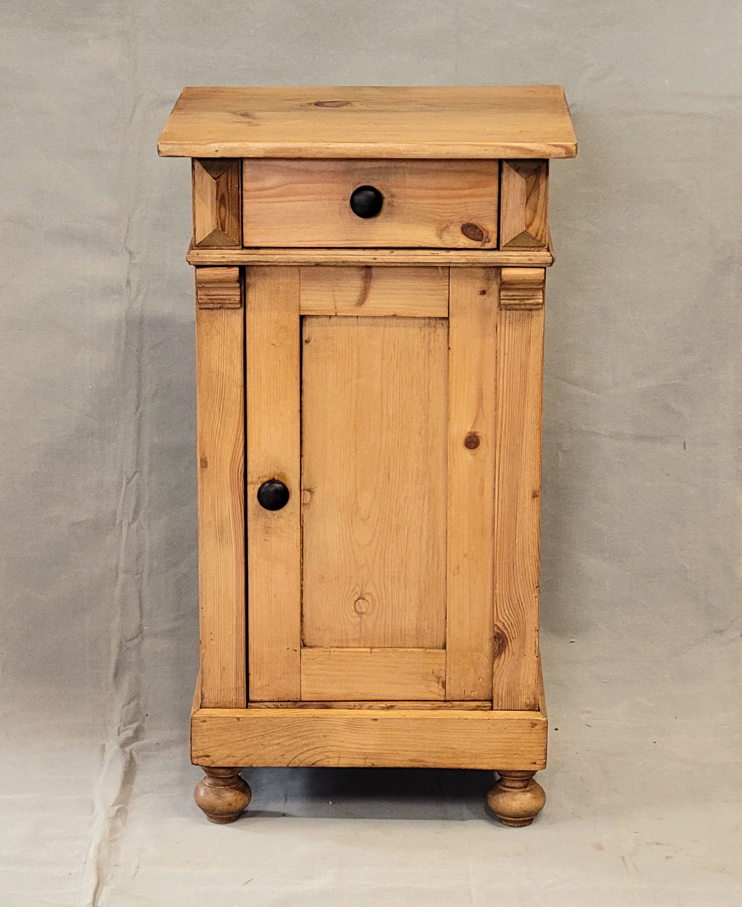 Antique Eastern European Pine Nightstands - a Near Pair