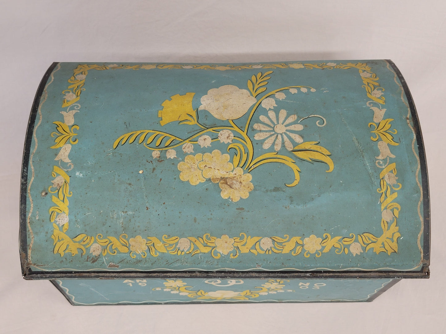 Antique 1903 Swedish Large Chocolate Tin