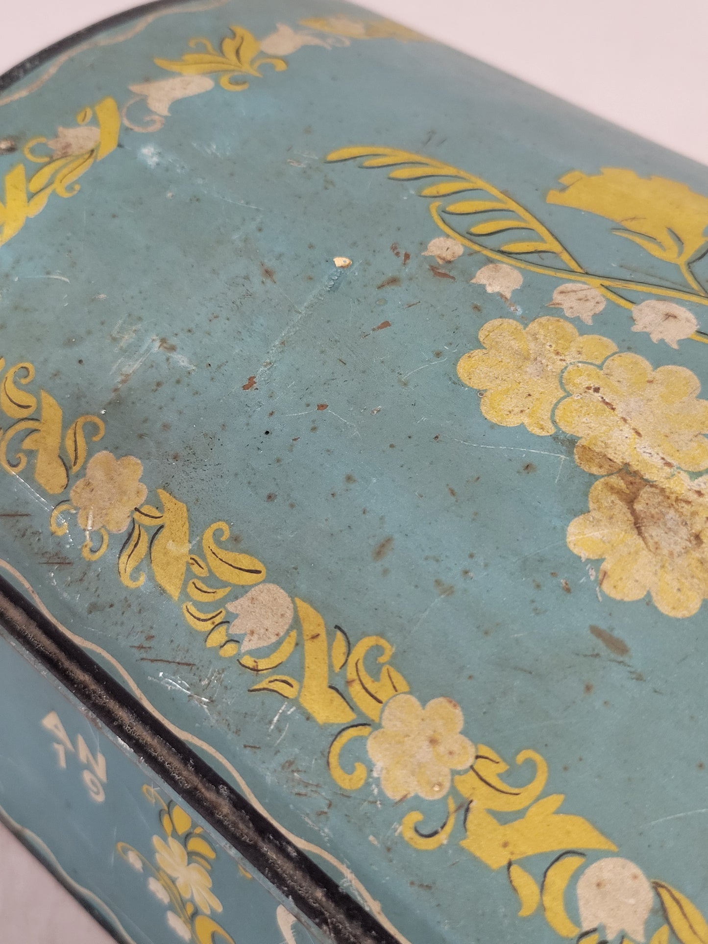 Antique 1903 Swedish Large Chocolate Tin