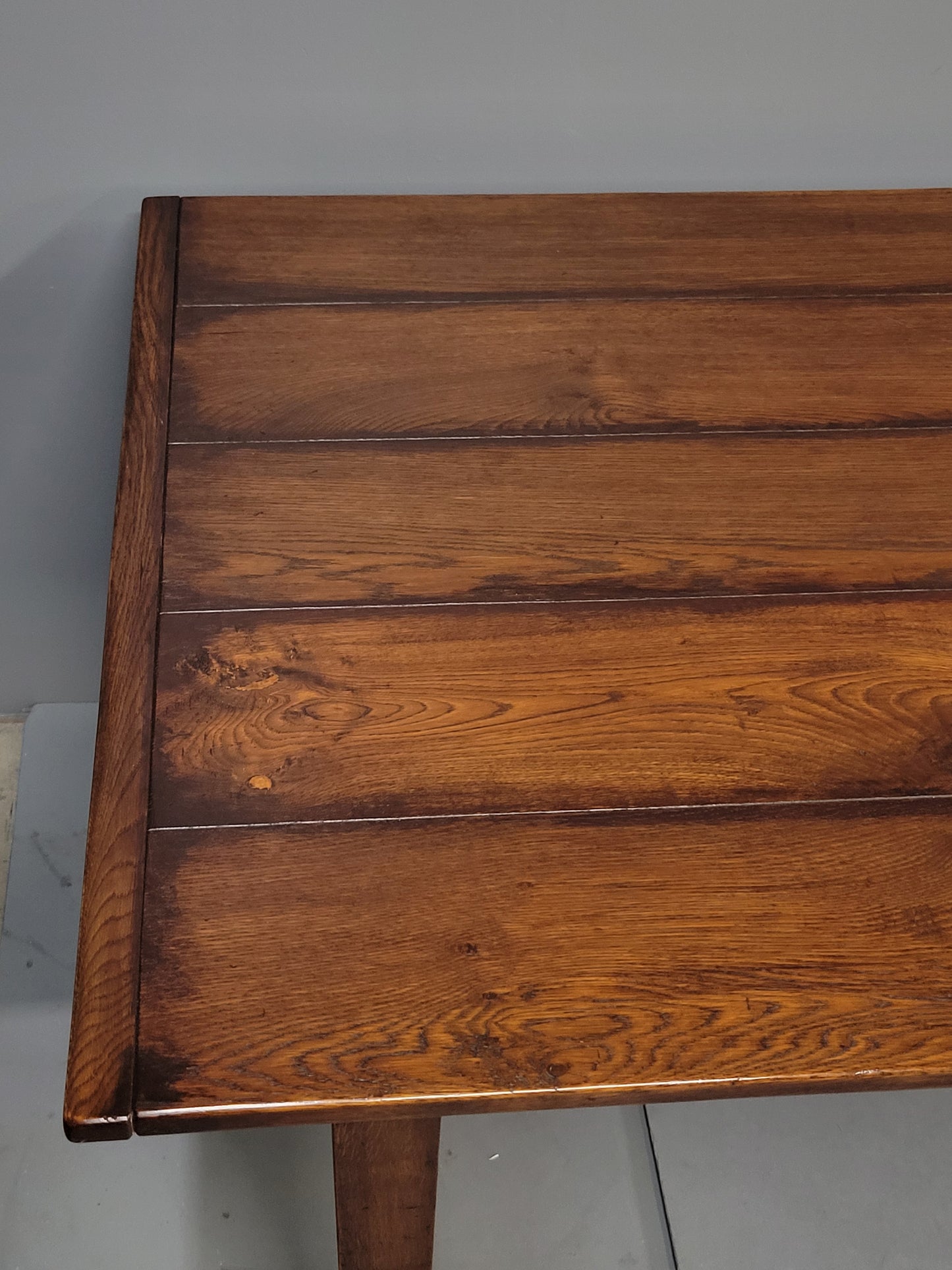 Vintage English Oak Farmhouse Table