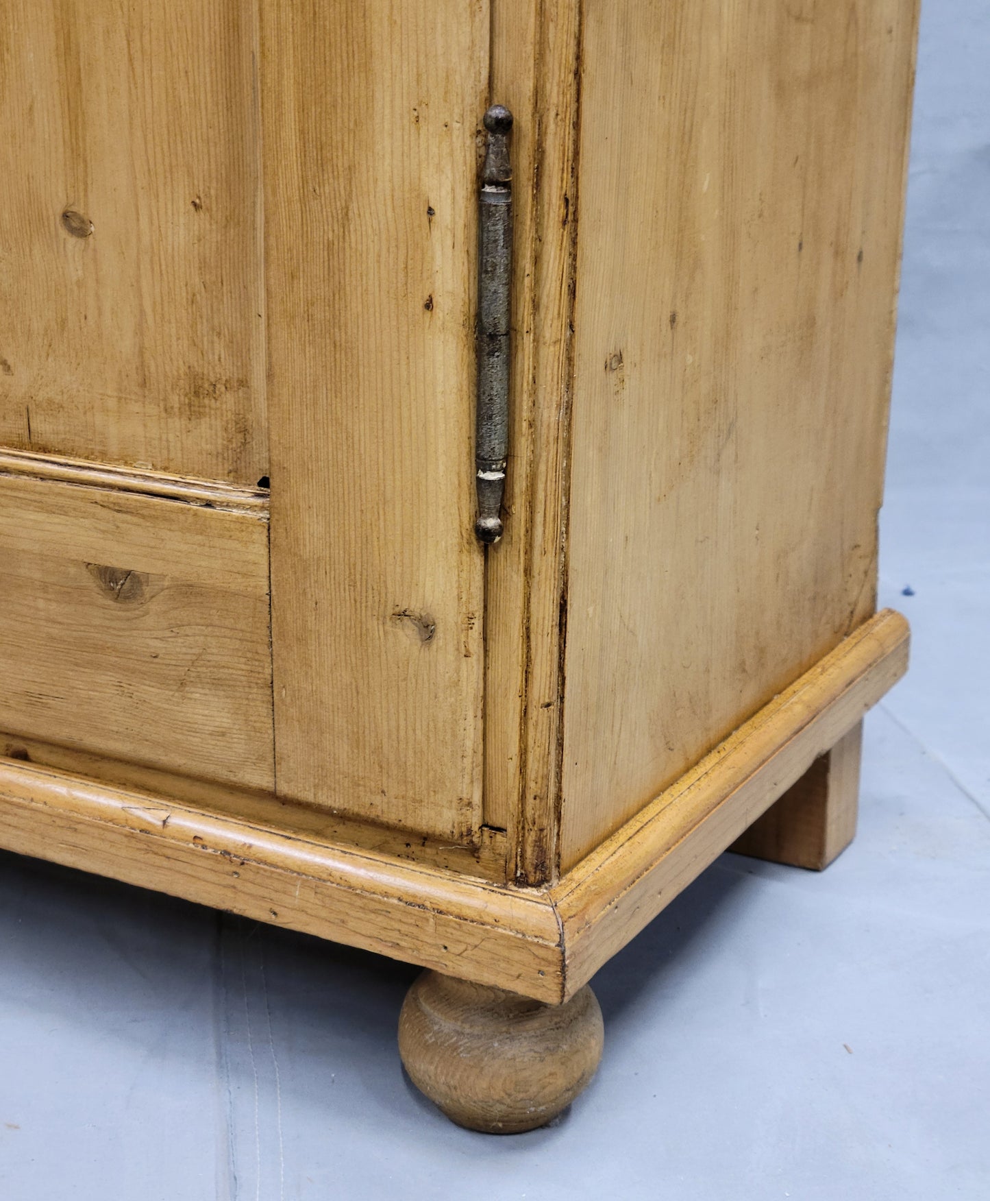 Antique European Pine Locking Pie or Larder Cabinet