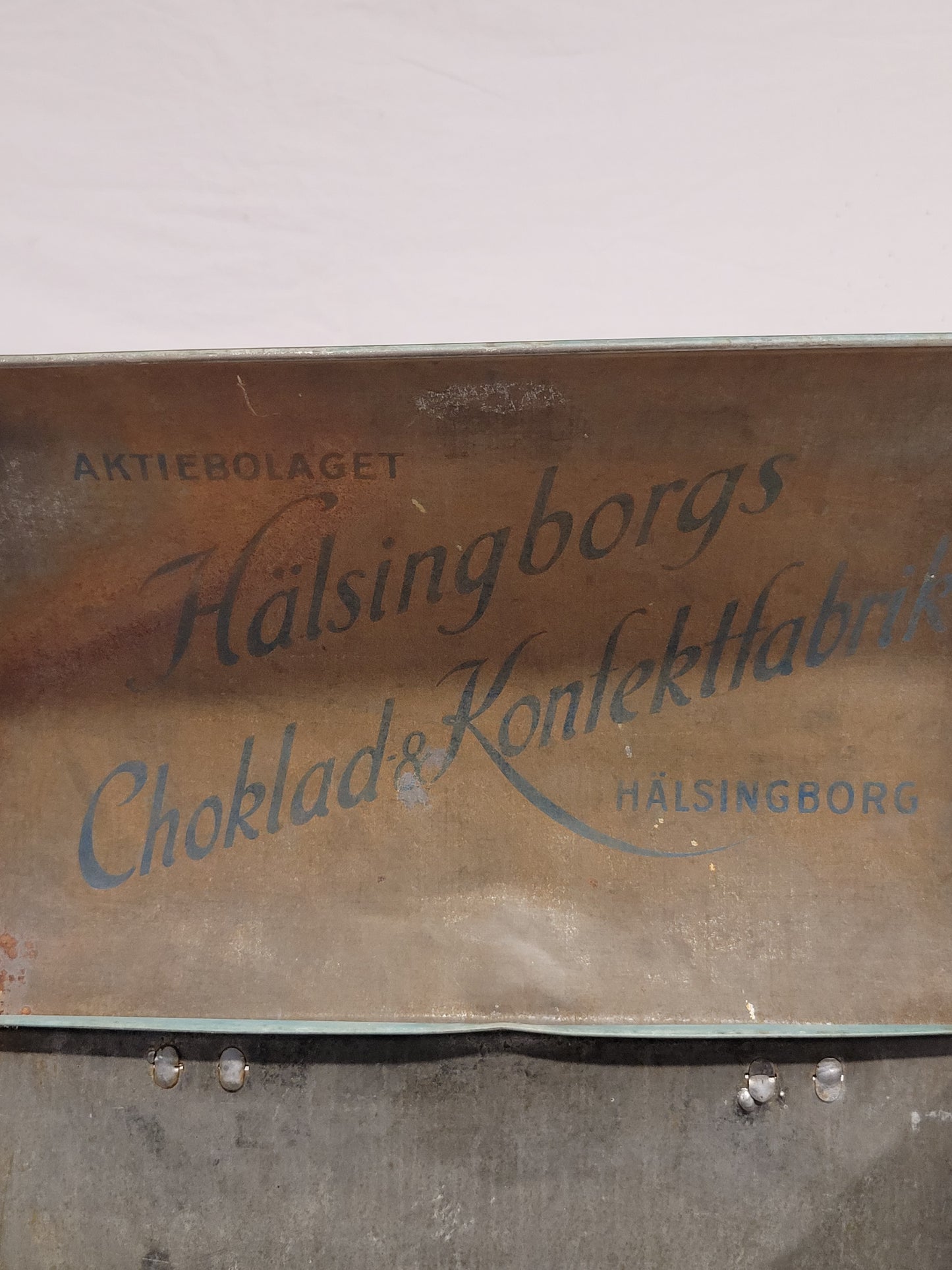 Antique 1903 Swedish Large Chocolate Tin