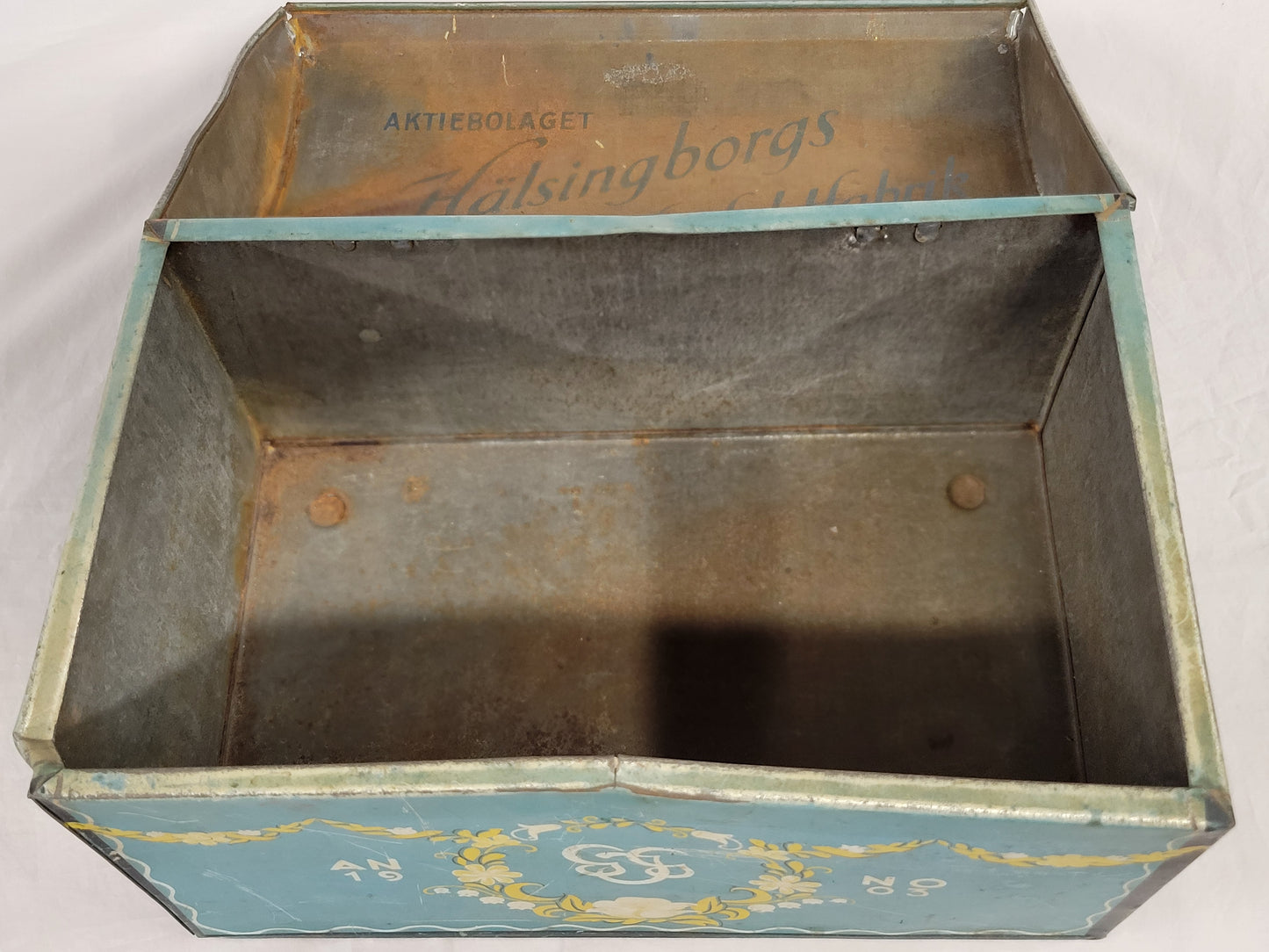 Antique 1903 Swedish Large Chocolate Tin