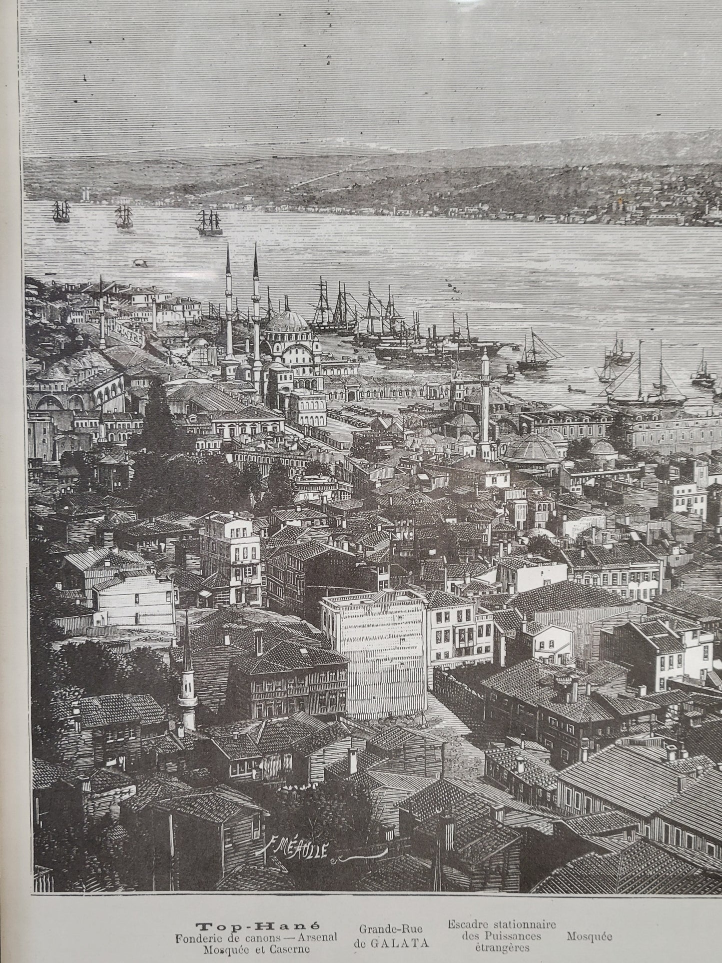 Panorama De Constantinople - Vue Prise De La Tour De Galata by F. Meaulle