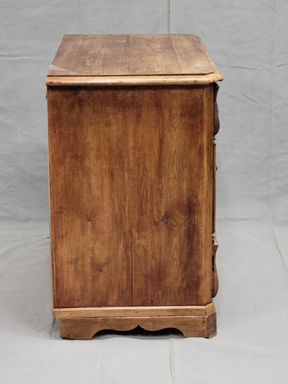 Antique Mid 1800s Swedish or Danish Pine Chest of Drawers Dresser