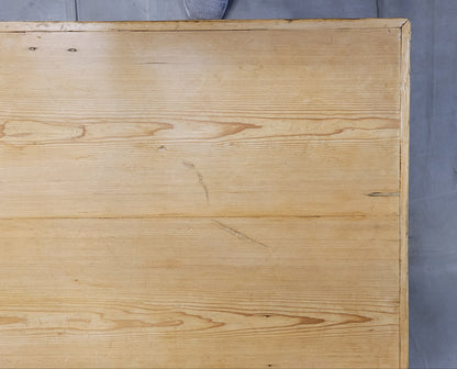 Antique Eastern European Natural Pine Blanket Chest