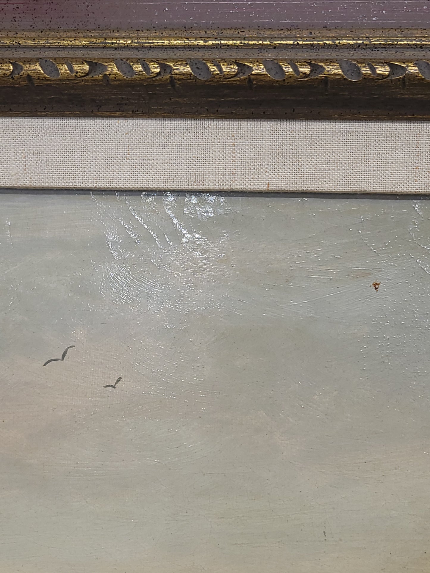 Old Mill Near Hergarmney by M. Thompson 1837, signed, oil on canvas painting