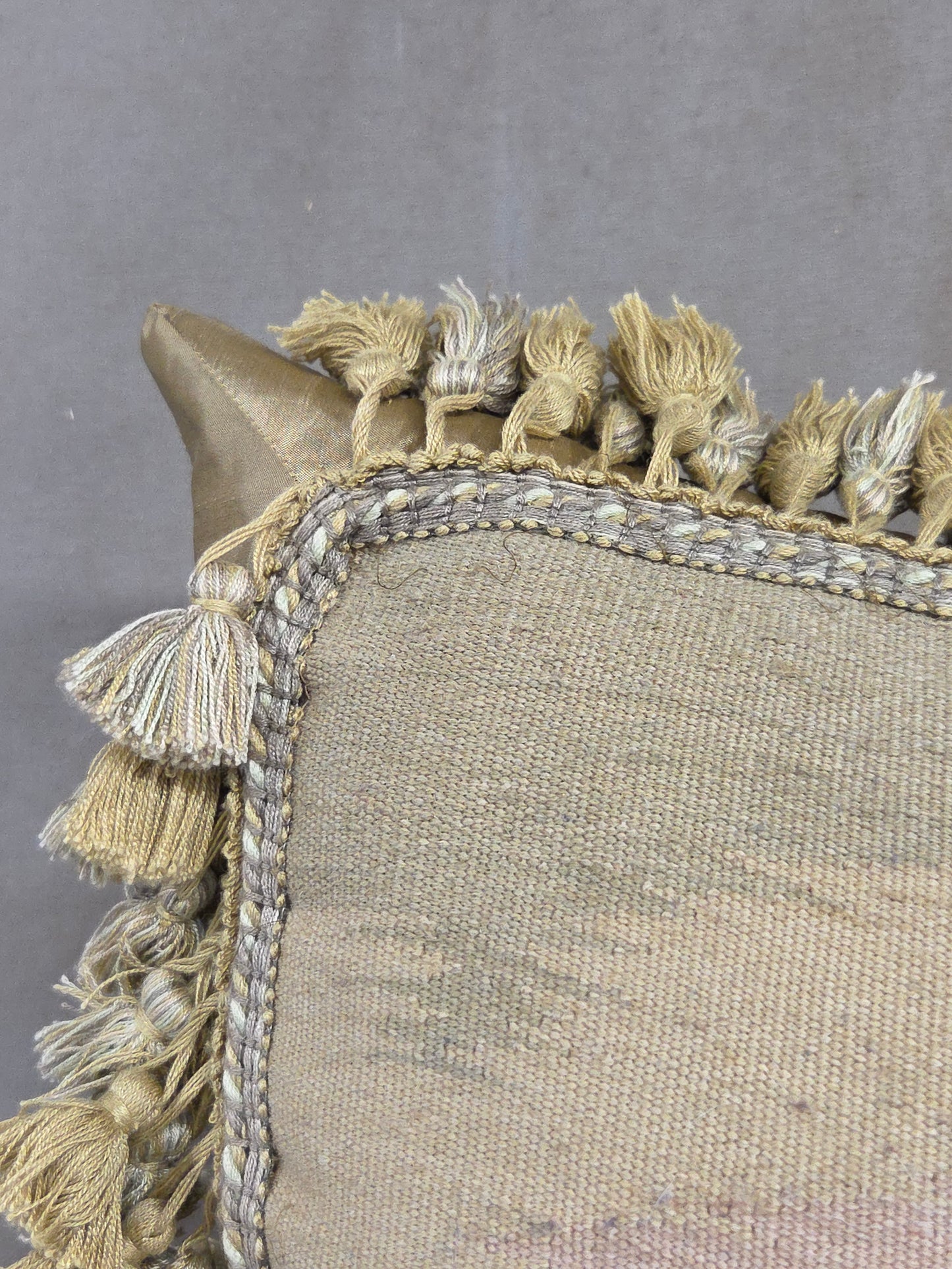 Pair of Antique French Hunt Scene Tapestry Panels Remade Into Down Pillows