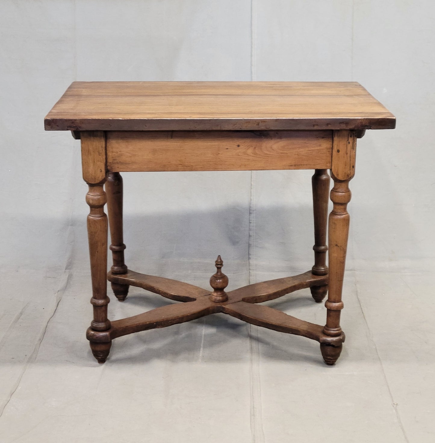 Antique Eastern European Pine and Beechwood Baker's Table Kitchen Island