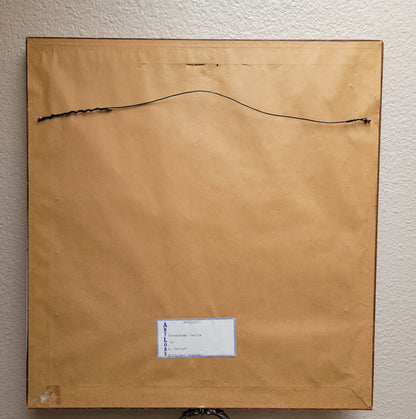 Etching of Persenberg Castle (Austria) by Luigi Kasimir (1881-1962)