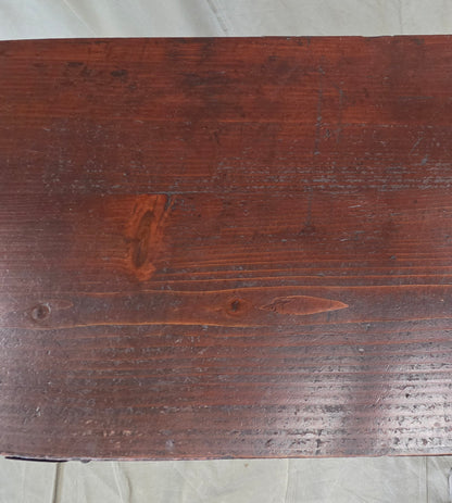 Antique Early 1900s Meiji Period Japanese Pine/Elm Tansu Chest With Iron Hardware
