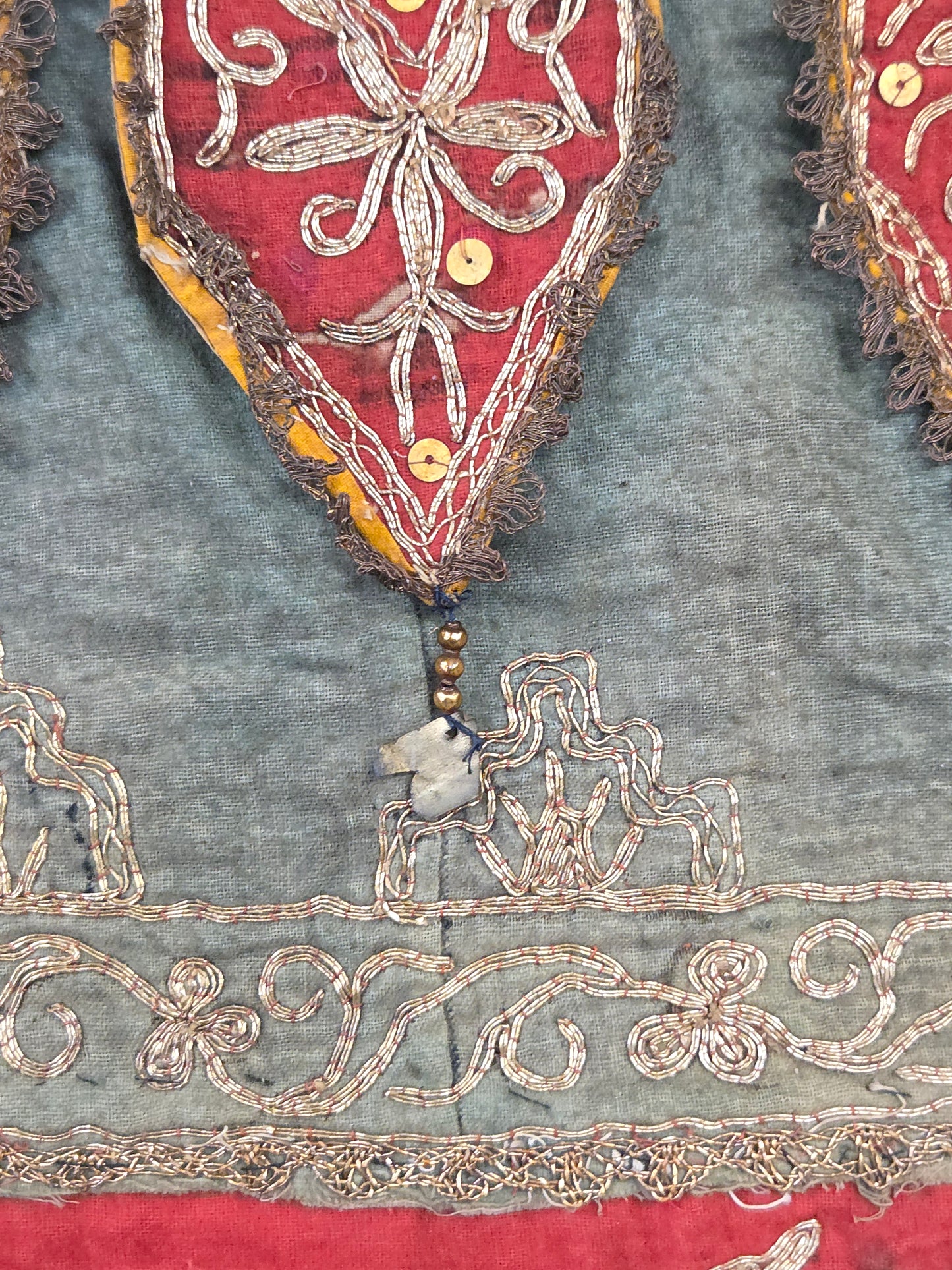 Antique Early 20th Century Sumatran Ceremonial Tirai Textile Hanging