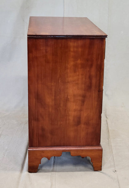 Antique 19th Century American Chippendale Cherry Chest of Drawers