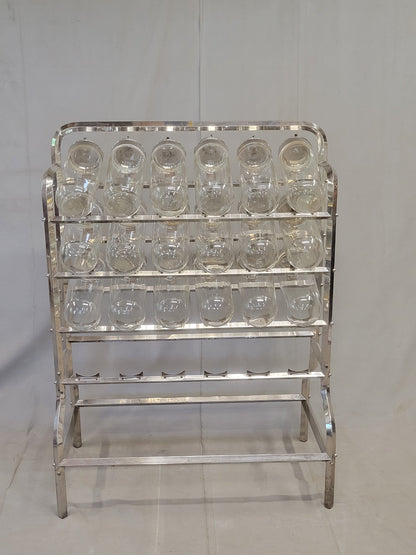 Antique 1920s Argentinian Vendosolo 18 Canister Candy Store Display (Caramelera)