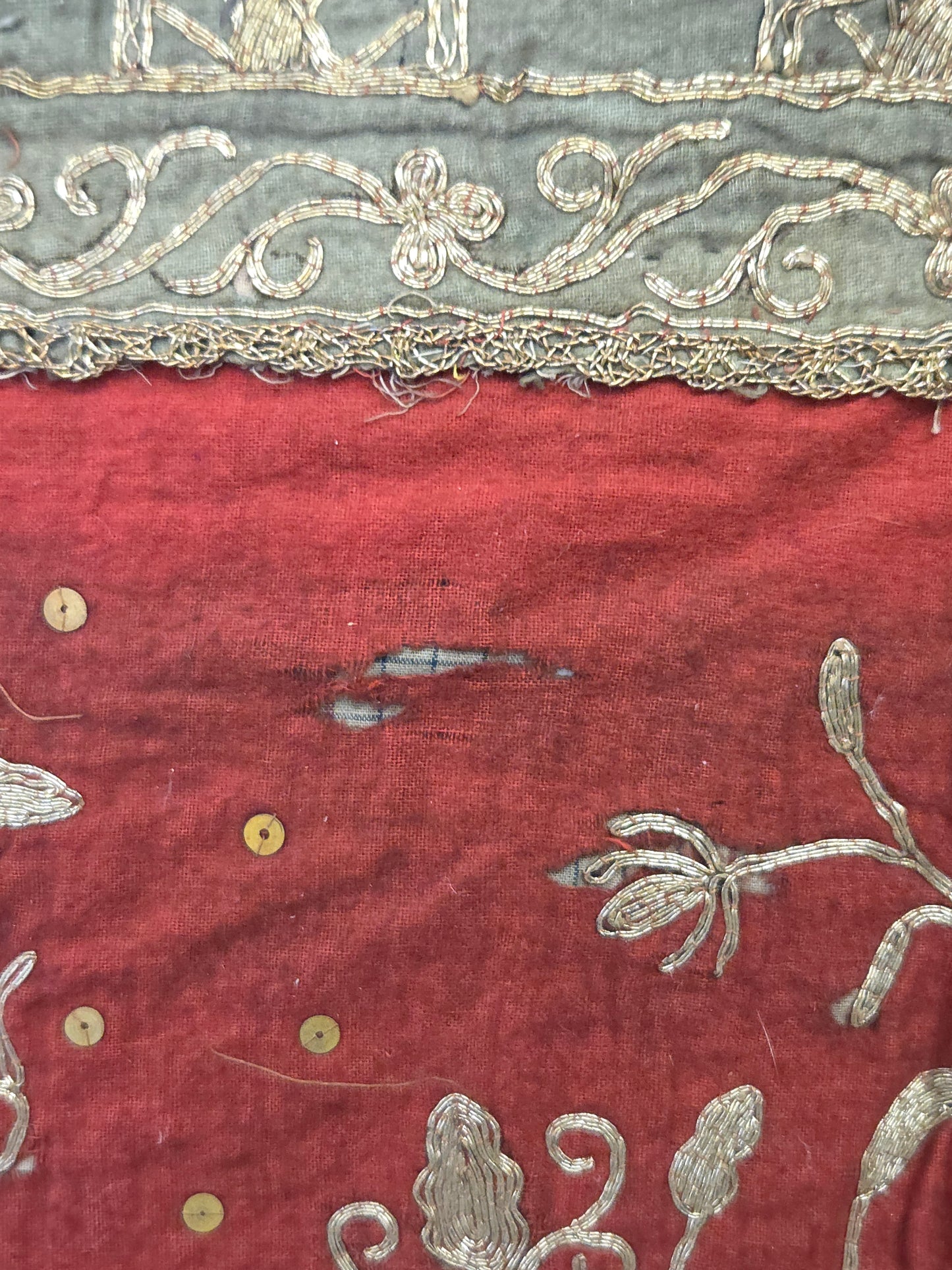 Antique Early 20th Century Sumatran Ceremonial Tirai Textile Hanging