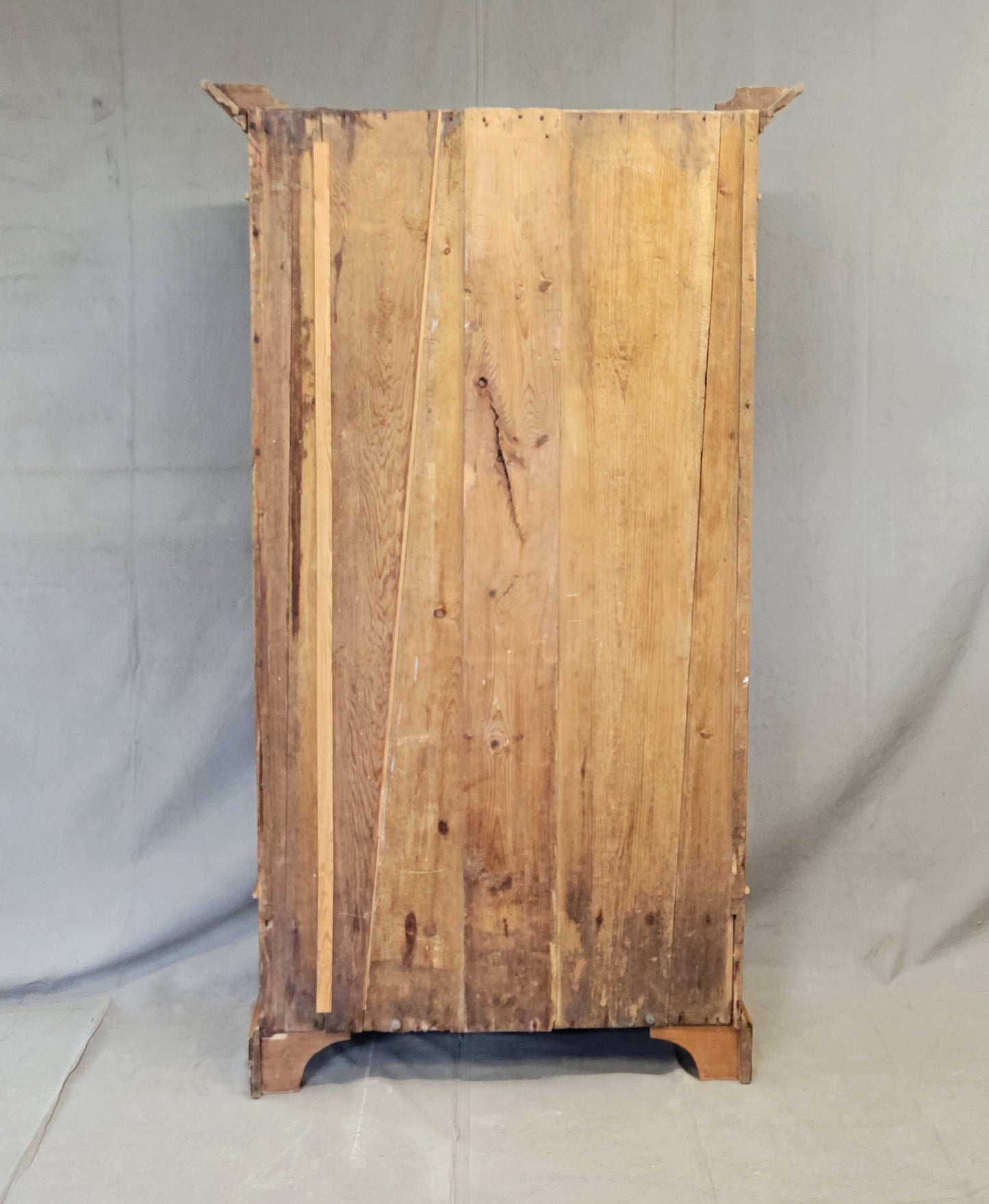 Antique 19th Century German Pine Single Door Armoire Wardrobe