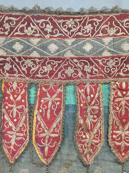Antique Early 20th Century Sumatran Ceremonial Tirai Textile Hanging