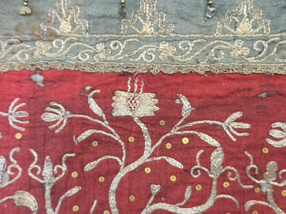 Antique Early 20th Century Sumatran Ceremonial Tirai Textile Hanging