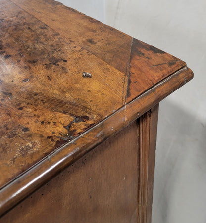 Antique 18th Century Italian (Bergamo, Lombardy) Burl Walnut Chest of Drawers