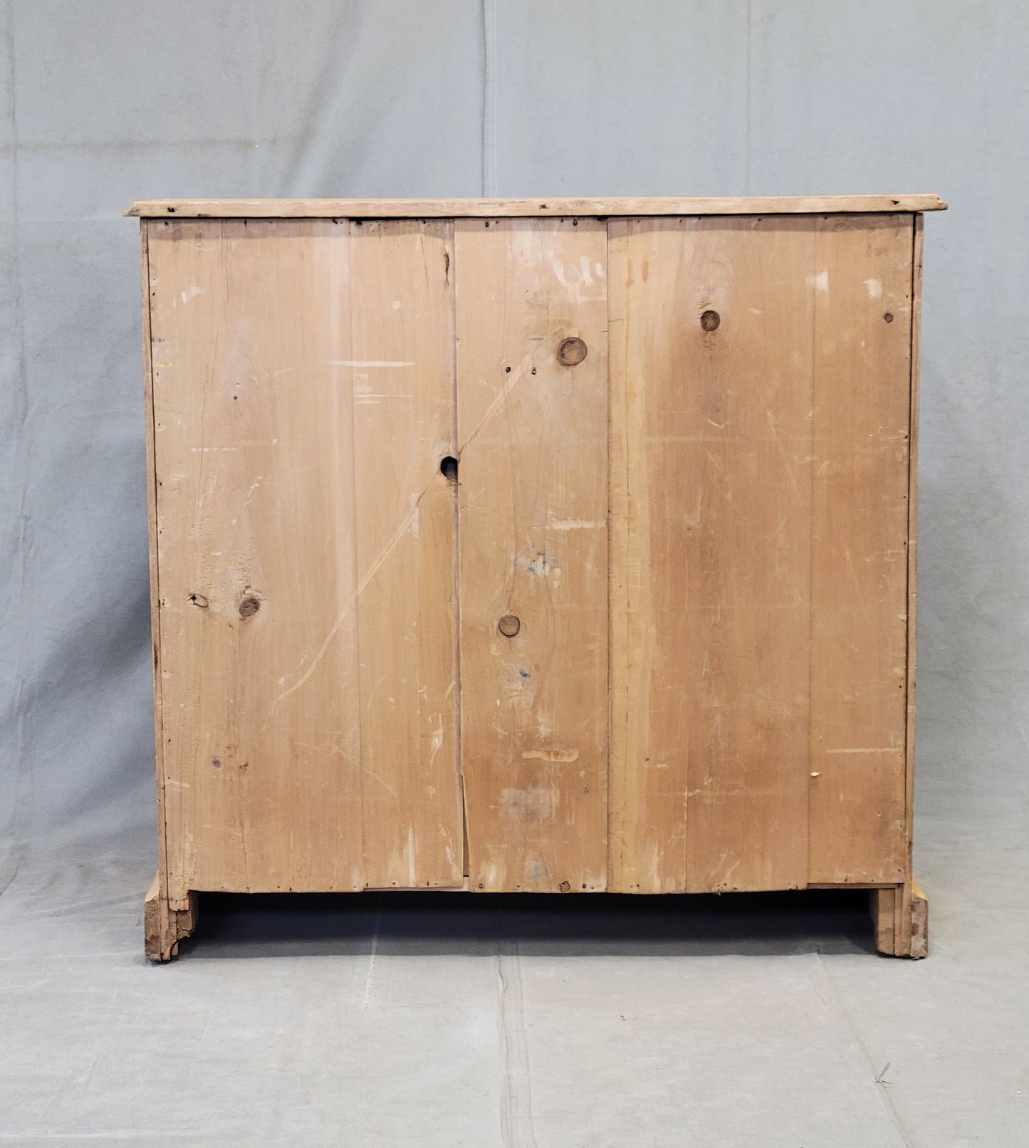 Antique English Edwardian Circa 1900 Scrubbed Pine Dresser Chest of Drawers