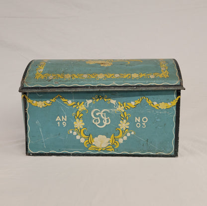 Antique 1903 Swedish Large Chocolate Tin
