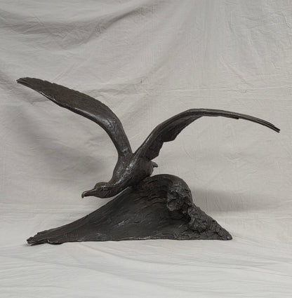 Albatross bronze sculpture, by French artist Maximilien Fiot (1886-1953)