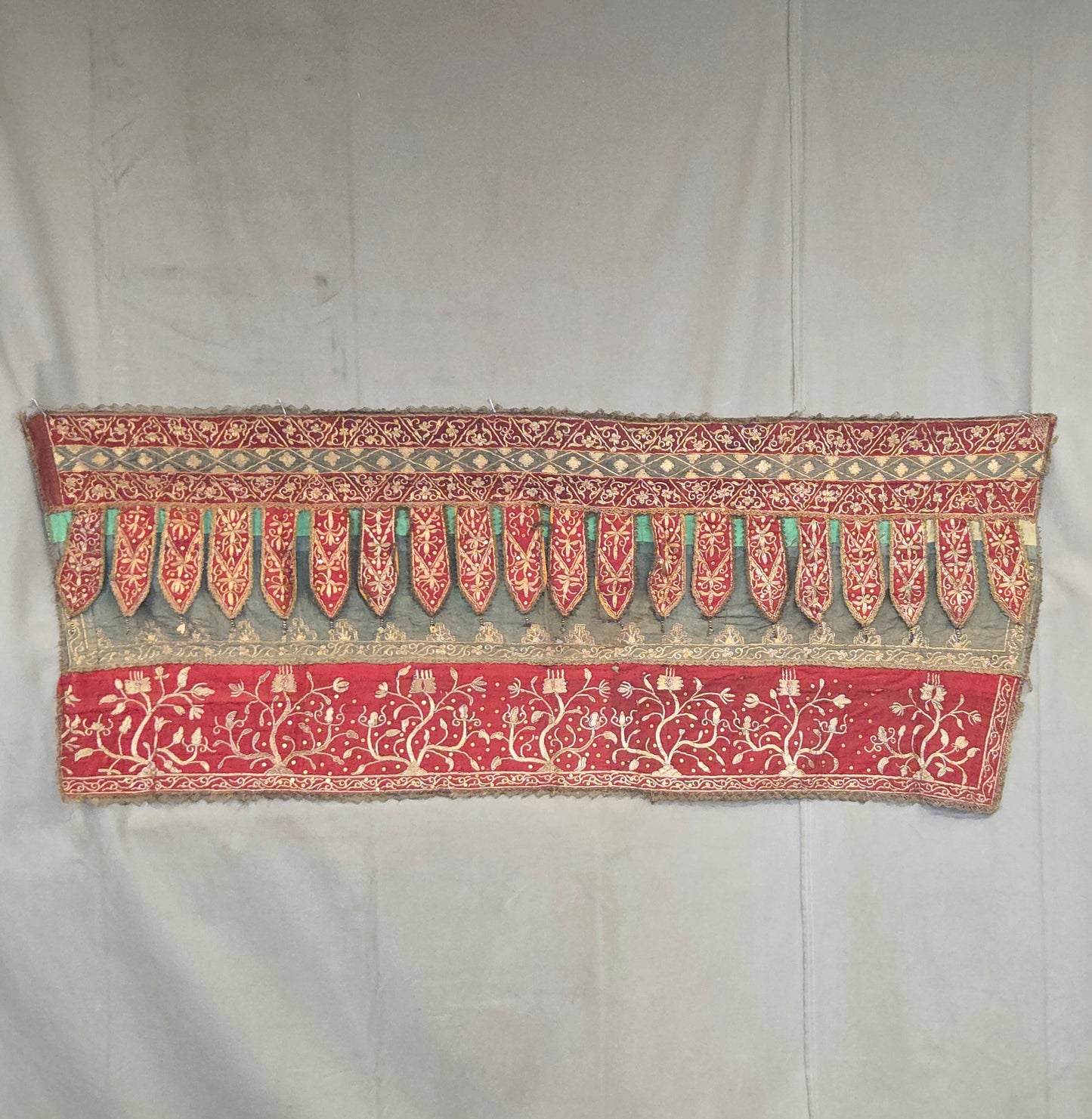Antique Early 20th Century Sumatran Ceremonial Tirai Textile Hanging