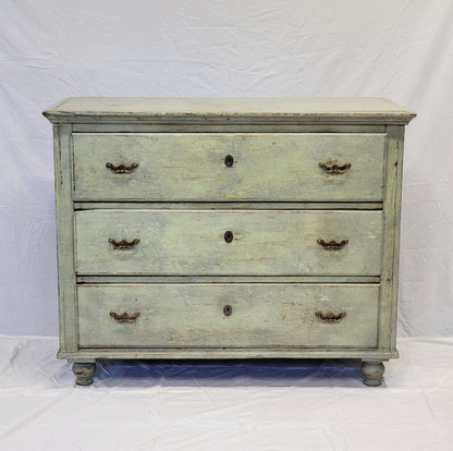 seafoam green dresser Refinished Seafoam Green & Natural Oak Dresser