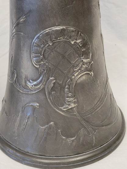 Antique Circa 1900 Art Nouveau Kayserzinn "4009" Pewter Tankard