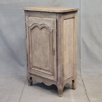 Antique French Bleached Oak Cupboard