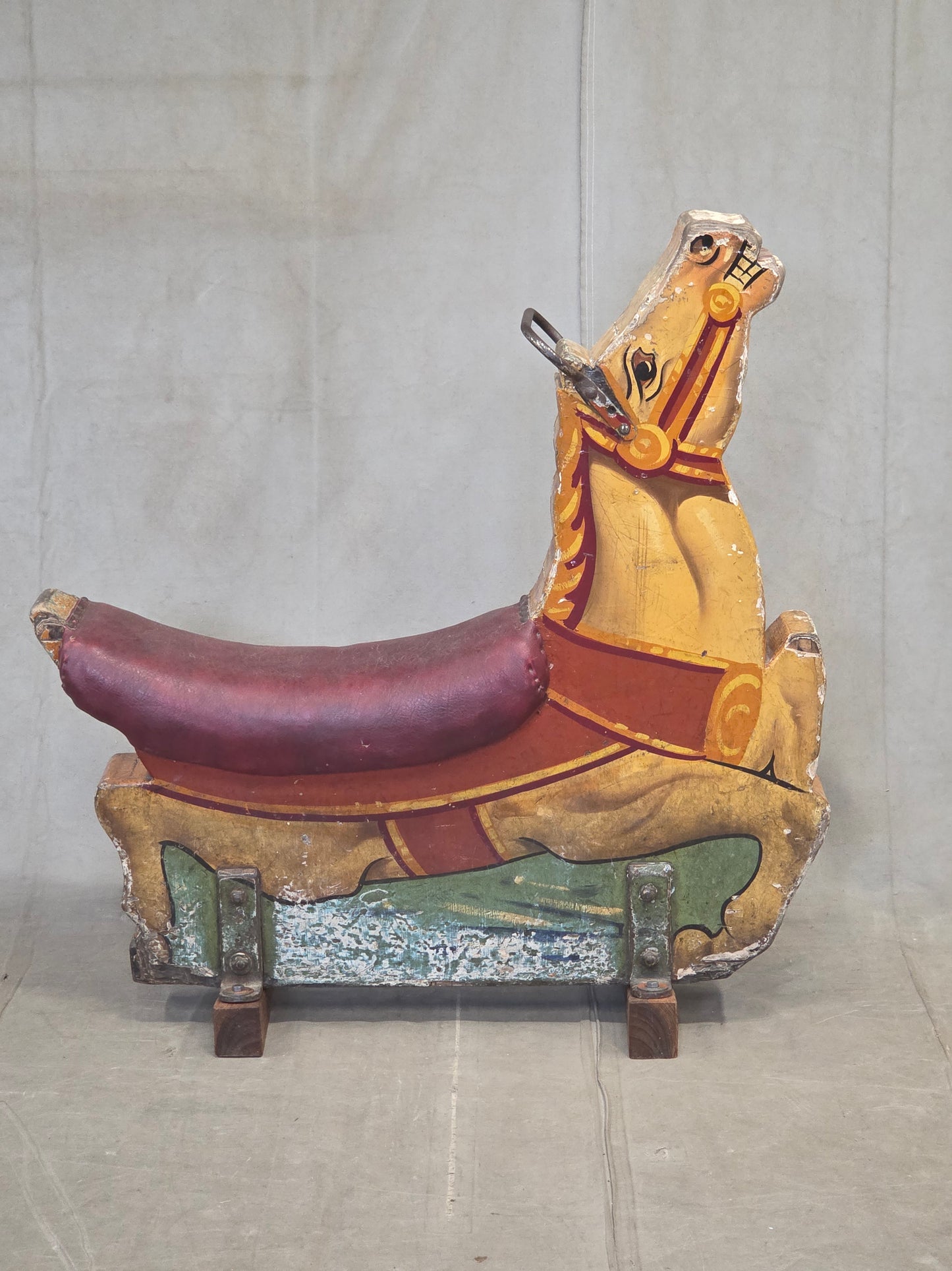 Vintage Circa 1930s English Fairground Carousel Horse, Attr. Orton & Spooner