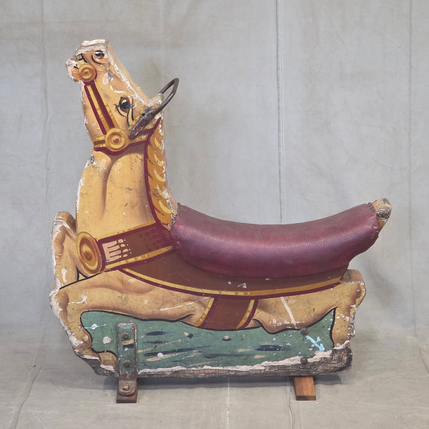 Vintage Circa 1930s English Fairground Carousel Horse, Attr. Orton & Spooner