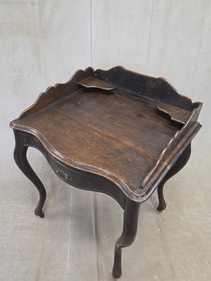 Antique 19th century Dutch Colonial Teak Baroque Writing Desk