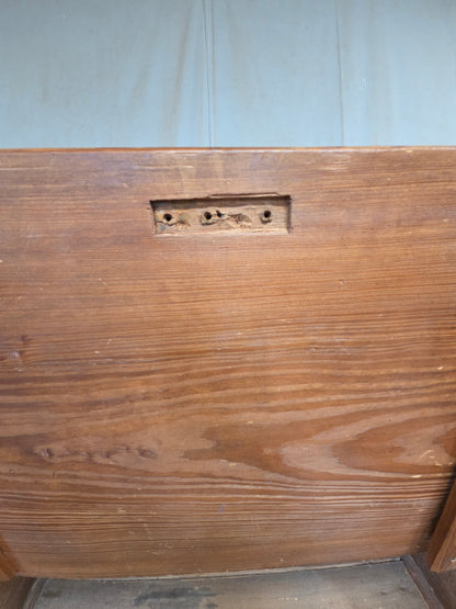 Antique Circa 1900 English Pine Schoolmaster's Standing Desk with Storage