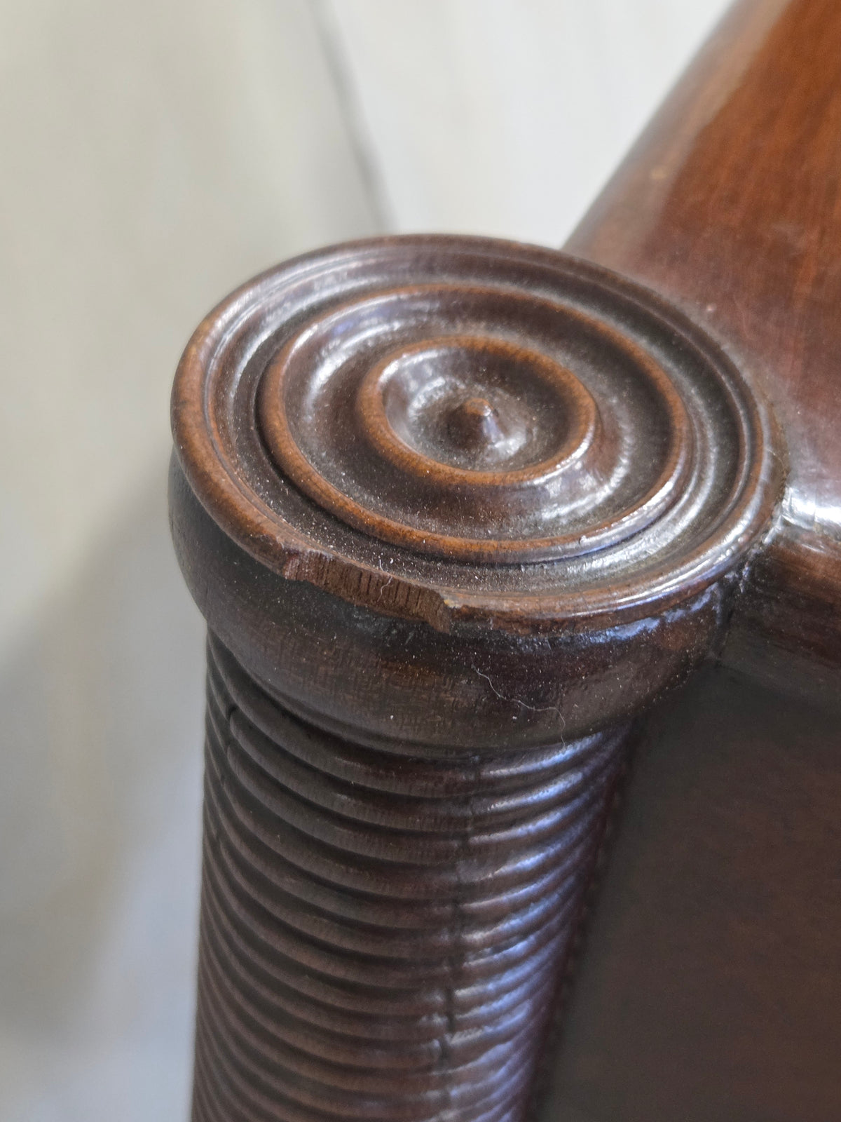 Antique Mahogany Federal Style Nightstands with Interior Slant Desk - a Pair