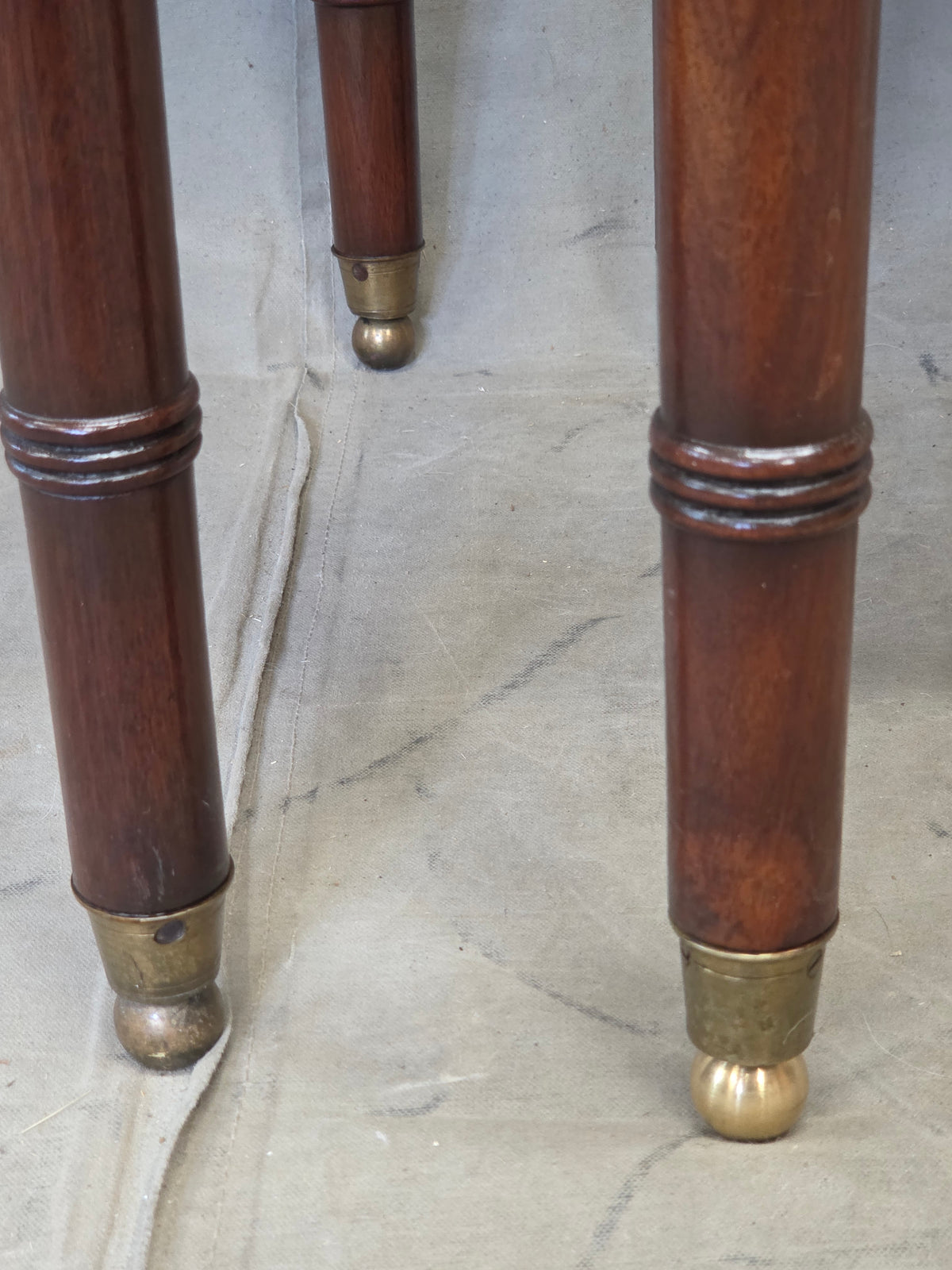 Antique Mahogany Federal Style Nightstands with Interior Slant Desk - a Pair